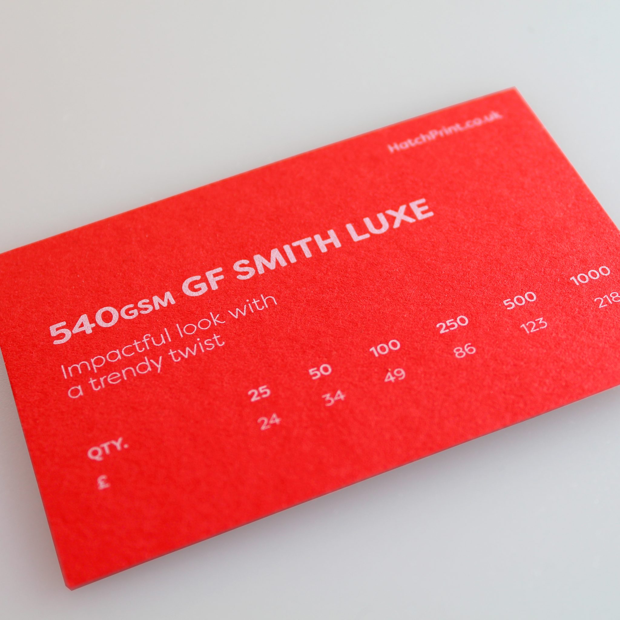 Hatch Print Sample Pack - Business Card