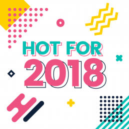 Hot for 2018 Spotify Playlist Artwork