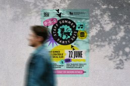 Birmingham City University Staff Summer Party Poster