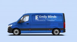 Emily Blinds Branded Van