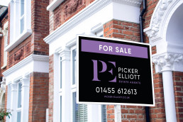 Picker Elliott Estate Agents Sale Board