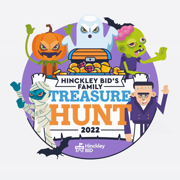 Hinckley BID's Family Treasure Hunt Animated Social Media Post